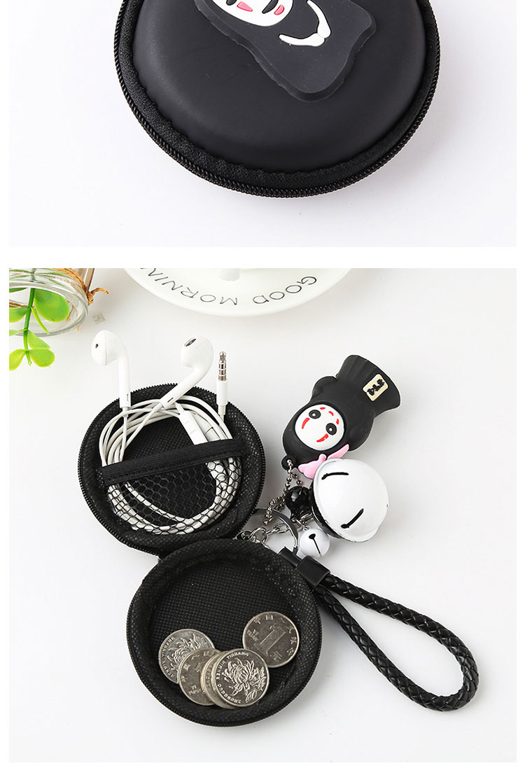 Spirited Away No Face Male Bell Trang trí Coin Purse Đa chức năng Girl Key Bag Coin Bag Lễ sinh nhật tinh tế ví da nam cao cấp