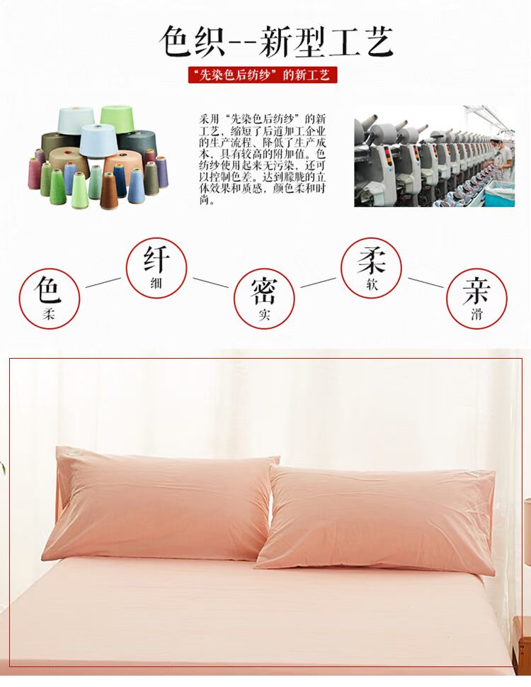 Giặt bông} Học sinh đơn giản 100% gối bông Bông đặt gối màu rắn - Gối trường hợp gối ôm cao su non