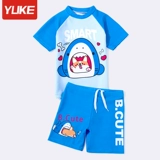 Детский купальник для мальчиков, летние милые быстросохнущие штаны для плавания, подходит для подростков, защита от солнца