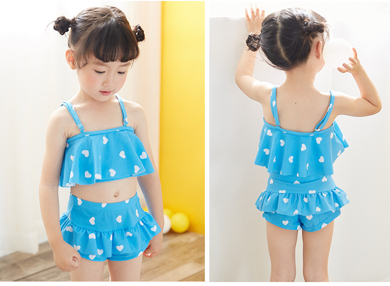 Yu Ke Trẻ em Hàn Quốc Đồ bơi Cô gái Cô gái Đồ bơi Công chúa Bikini Váy Váy Nhỏ Vừa Lớn Đồ bơi - Bộ đồ bơi của Kid đồ bơi cho bé gái