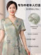 Jiangnan Story Mama-Kleid 2025 Sommer Neues High-End-Mami-Kleid mittleren Alters und älterer Menschen, edles, elegantes, leichtes, luxuriöses Mama-Kleid