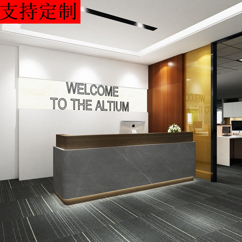 Company Service Desk Front Desk Reception Desk Custom Clothing Store Cashier Barber Shop Beauty Salon Bar Counter Counter Counter