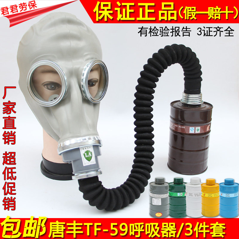 Tang Feng Anti-gas mask Full cover spray painting chemical decoration formaldehyde fire fire protection gas mask ammonia gas mask