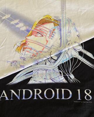 Android, ретро робот, футболка с коротким рукавом, короткий рукав