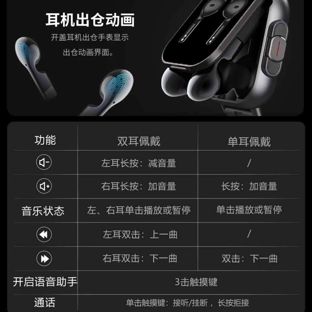 Наушники, сенсорный браслет, D8/, x9, bluetooth, 2 в 1, отслеживание сердцебиения