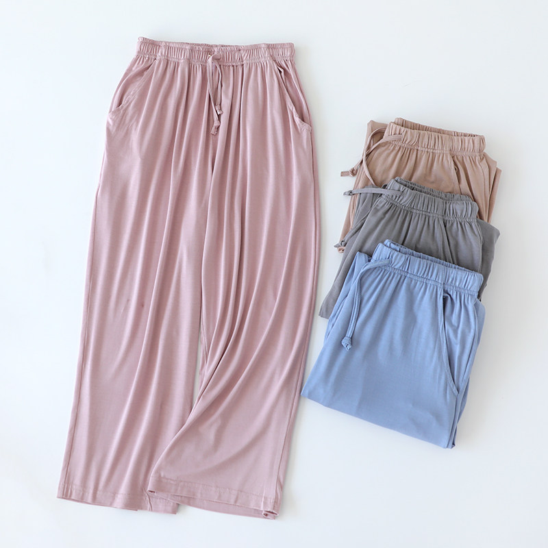 Modale Sleeping Pants Lady Thin with Seven Pants Summer Casual extras Home Pants Loose 50% Pants Home Big Size