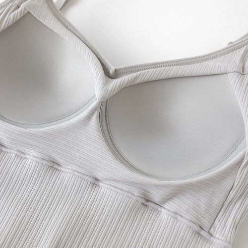 Бюстгалтер, летняя майка топ, тонкий цветной топ с чашечками, базовый топ без лямок, красивая спина