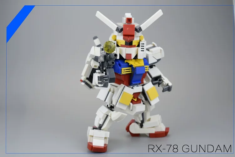 RX78 Юань Зуцу Гандэм Оригинал MOC SD Версия Гандэм Маленькие Гранулы Лаудинг Леду Птица Блок