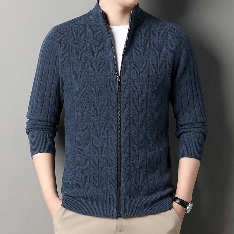 Tommy Xikaili New Thickened Wool Sweater Warm Top Men's Long-Sleeve Cardigan Coat Knitwear Sweater for Men Tommy Xikaili New Thickened Wool Sweater Warm Top Men's Long-Sleeve Cardigan Coat Knitwear Sweater for Men
