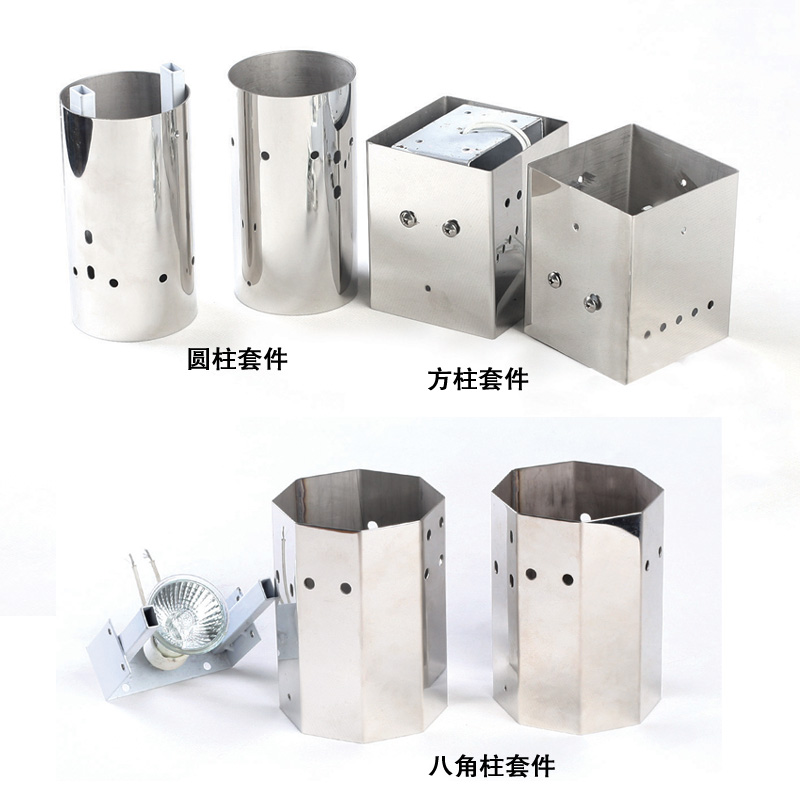 Manufacturer Direct Sales Fine Grinding Crystal Column Glass Column Crystal Column Stainless Steel Base Mount Kit Modern Brief