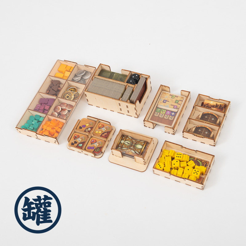 (Board Game Jar) Marco Polo 2 Marco Polo Board Game Storage Glue Free Frosted Card Set