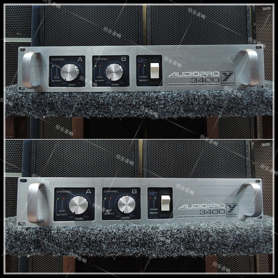 Original Imported Canada Yorkville Wile 3400 Secondhand Professional Stage Listening Session Post-Power Amplifier