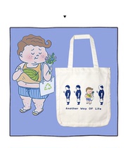 Next door Uncle Li original fun environmental protection canvas bag environmental protection bag