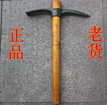 Old goods pickaxe 6411 wooden pickaxe Manganese steel pickaxe cross pickaxe Small foreign pickaxe