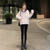 SZHZ white short and small fragrant down clothes 2021 New womens winter ins Chauder Street thick coat superior Fan woman