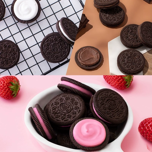 Oreo Sandwich Biscuits Оригинальное клубничное шоколад 97G24 коробки закуски для выпечки молока чайное сырье для покупки