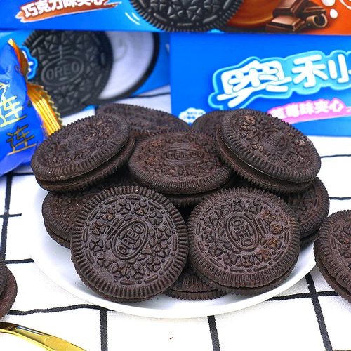 Oreo Sandwich Biscuits Оригинальное клубничное шоколад 97G24 коробки закуски для выпечки молока чайное сырье для покупки