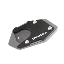 Suitable for Honda TRANSALP XLV600 650 700 modified aluminum alloy side support large pad widened pad cover