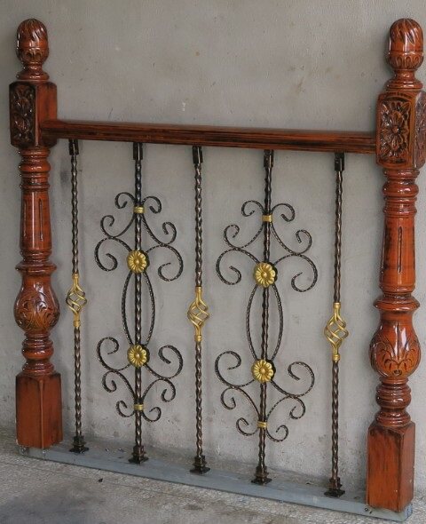 Master design Wrought iron stair accessories Balcony handrail accessories Gate fence accessories Electrostatic high temperature baking paint
