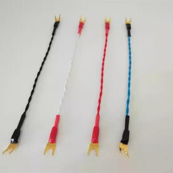 Original Single Crystal Copper H8 Audiophile-Grade Speaker Cable, Speaker Jumper Cable, Bridge Cable, Connection Wire
