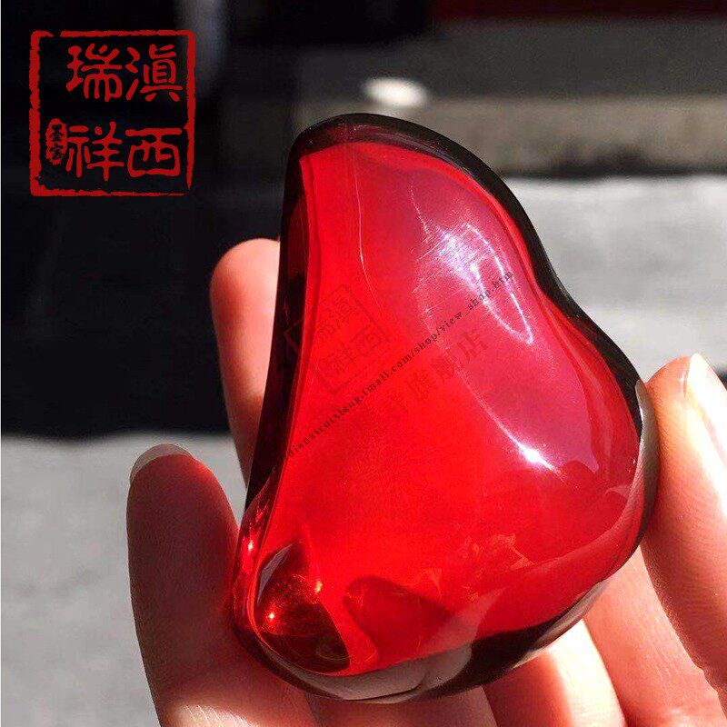 Yunnan Xiruxiang Natural A Cargo Myanmar Amber Bouquets Blood Perl With Shape Pendant Male Pendant Female Honey Wax Belt Certificate