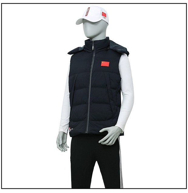 Đội tuyển quốc gia Trung Quốc Áo thể thao Cotton Vest Đàn ông và Phụ nữ Áo khoác mùa đông Học viện Thể thao Canvas Vai Huấn luyện viên Áo khoác cotton - Áo thể thao