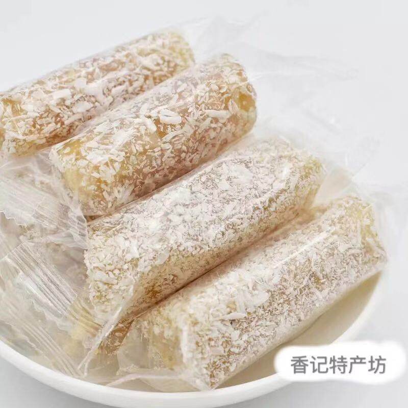 Guangdong Chaoshan specie Coconut Silk Duck Neck Soft Sugar Rolls Sesame Duck Neck Candy Bag Hearts Candy Kraut Sugar Beauty Snack
