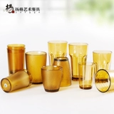 扬格 Пластиковая акриловая прозрачная чайная чашка для гостиной, бокал, PC-пластик, подходит для караоке-баров