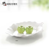 Посуда из искусственного фарфора Yange A5, обеденная тарелка для салата неправильной формы, тарелка для гарнира из рыбы на пару, прочная и легко моется