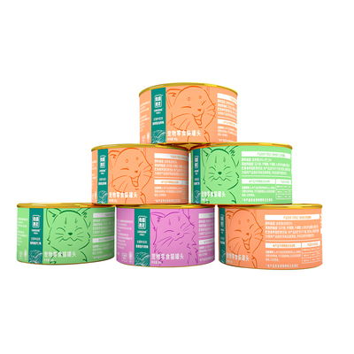 可莉丝汀有喵青年白肉猫罐头80g*6罐