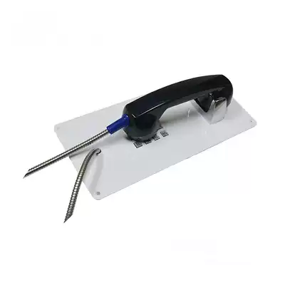 Bank wall-mounted metal waterproof electric wired telephone ATM queuing machine Customer service hotline Self-service one-click dial walkie-talkie