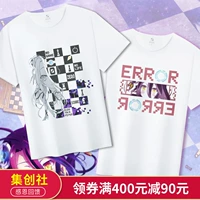 Game Life T-shirt Xung quanh Anime thứ hai Zhu Bi Hugh Bidola Quần áo ngắn tay - Carton / Hoạt hình liên quan miếng dán sticker