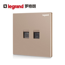 TCL Legrand switch socket K8 Yijing rose gold telephone computer network voice conjoined socket