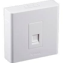 Bull network cable panel surface-mounted 5 category five network port interface network plug network cable broadband computer socket with socket