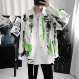 Джинсовая осенняя куртка для отдыха, свободный крой, в корейском стиле