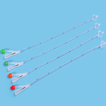 Divine Spirit Imported Silicone Japan Crafts Double-Cavity Pure Silica Gel Urinary Catheter Renal Pelvis Special Flat Head Bladder Removal