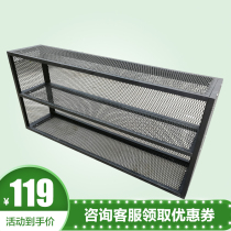 New diamond mesh mesh grid combination rack multi-function grid multi-layer storage rack DIY creative grid rack