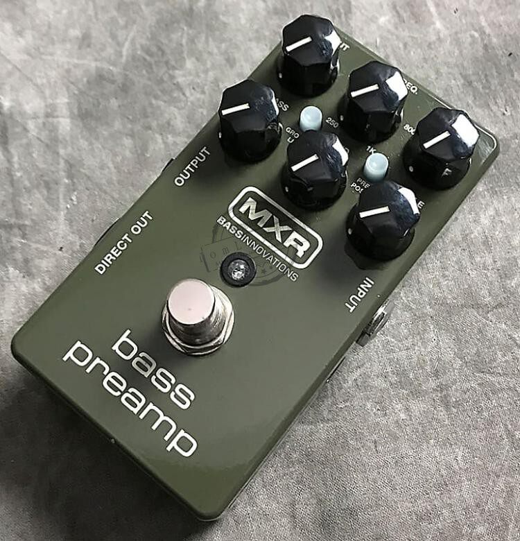 Педаль эффектов x标价9折dunlop邓禄普 mxr m81 bass preamp电贝斯前级单块效果器