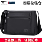 Septwolves, мужская сумка на одно плечо, сумка через плечо, портативный тканевый рюкзак