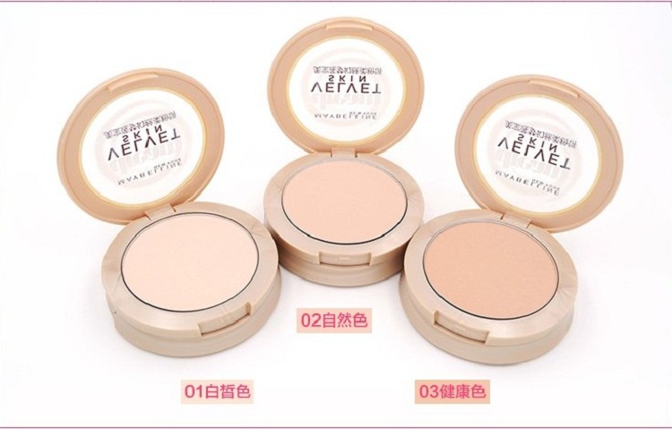 Chính hãng Maybelline Mơ Lụa Mềm Bột Bánh 7.5 gam Nền Che Khuyết Điểm Sáng Trang Điểm Dưỡng Ẩm Tự Nhiên Lasting O2 phấn maybelline