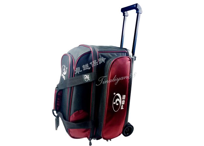 2017 new boutique 1680 DPBS bóng đôi drawbar bowling túi bowling bag hai túi bóng rượu vang đỏ bộ đồ chơi bowling enfa	