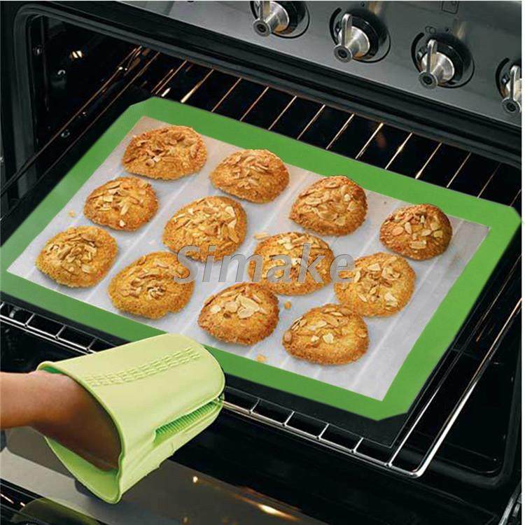 Buy Silicone baking pad Food grade glass fiber green cutting angle
