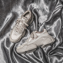 2021 new Korean version of daddy shoes womens all-match casual super fire street shot thick-soled increased net red sports shoes ins tide