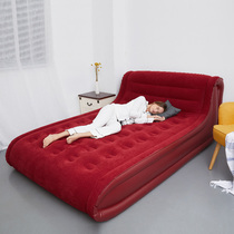 Simple and economical inflatable mattress home double air mattress thickened and raised lazy floor single inflatable bed