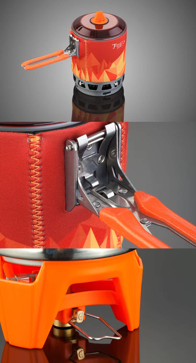 Fire Maple Cắm trại ngoài trời di động tích hợp đầu đốt gió tích hợp Tiết kiệm năng lượng Bếp dã ngoại bếp gas hoang dã - Bếp lò / bộ đồ ăn / đồ nướng dã ngoại bếp nướng gas ngoài trời