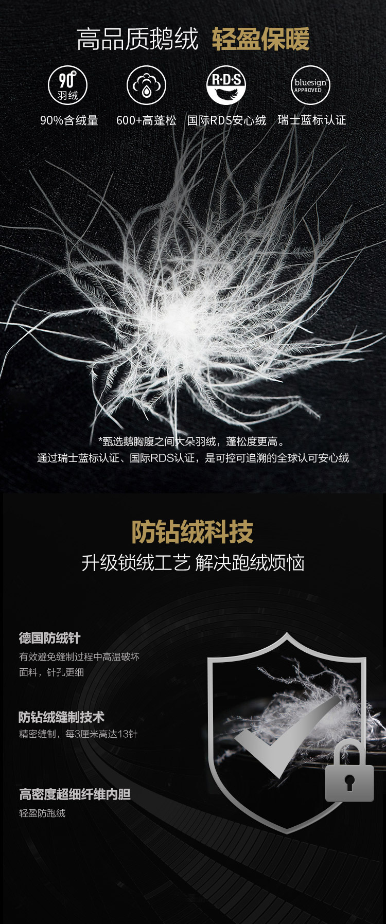 波司登 女士时尚长款过膝羽绒服 90%600蓬鹅绒 图5