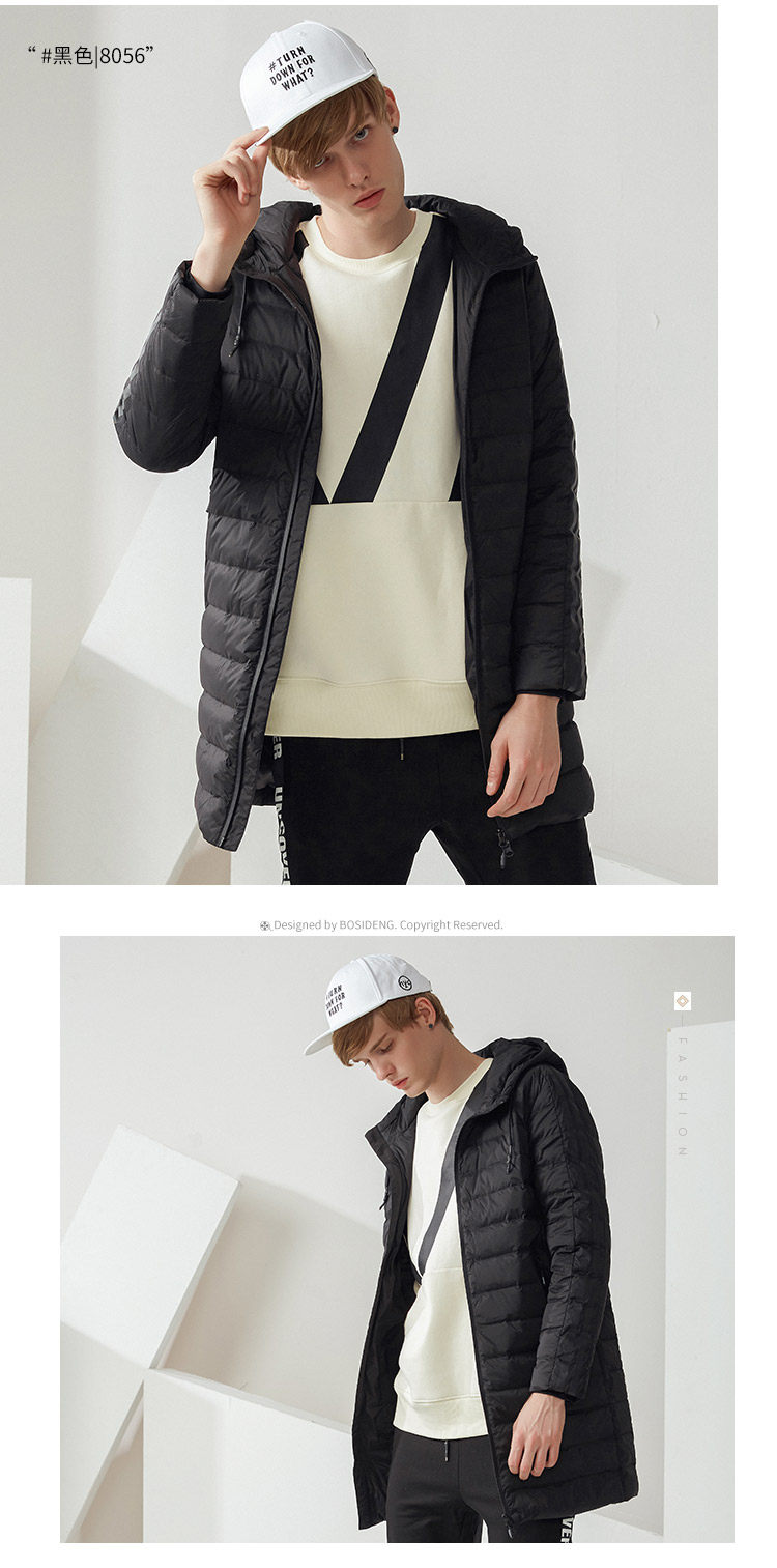 Blouson homme BOSIDENG    en Nylon - Ref 3120009 Image 21