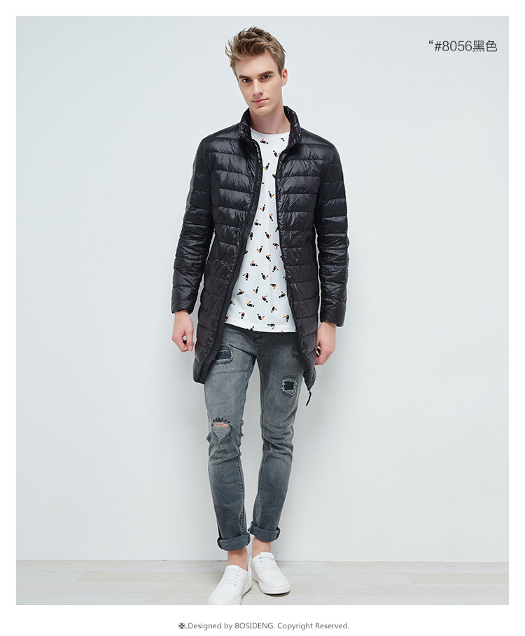 Blouson homme BOSIDENG    en Nylon - Ref 3123125 Image 22