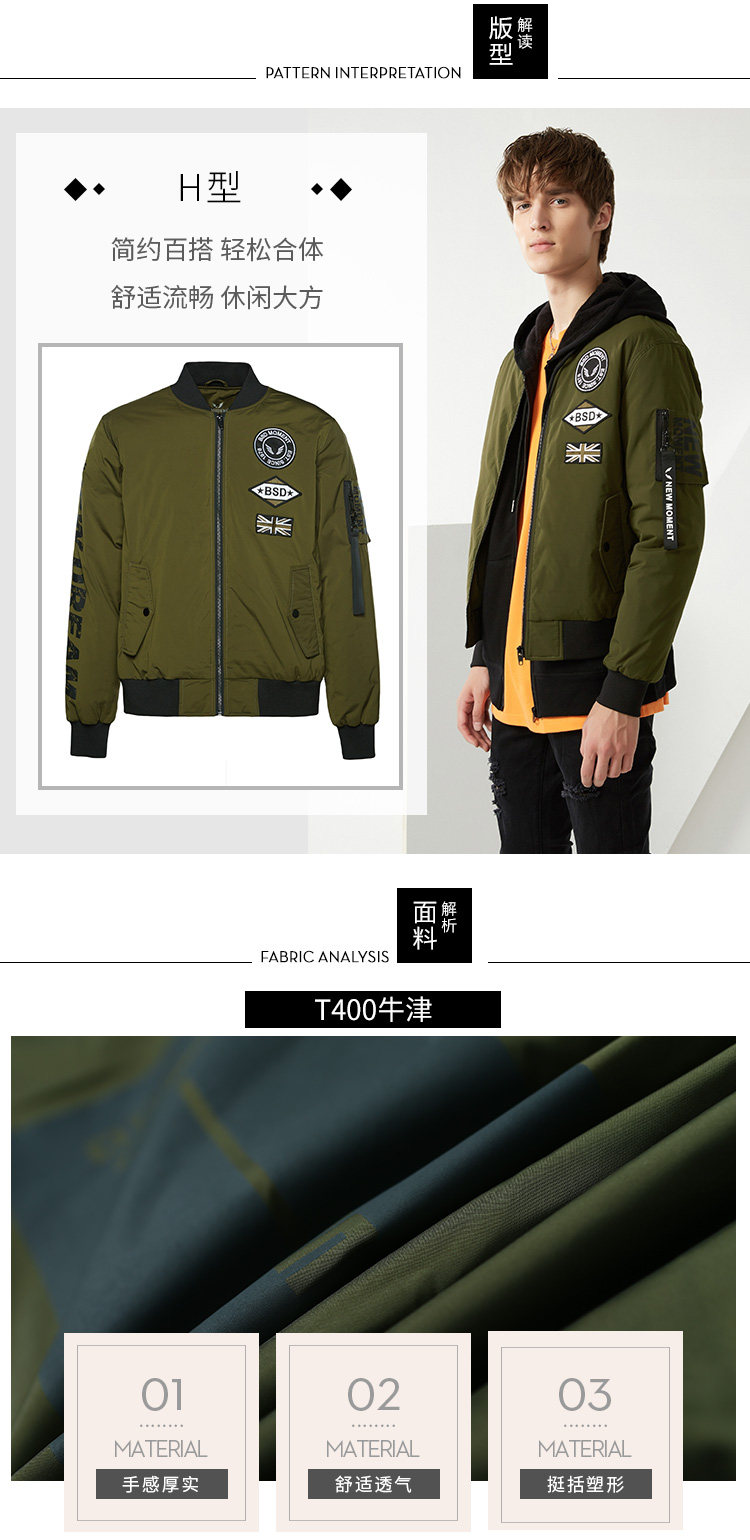 Blouson homme BOSIDENG    - Ref 3120010 Image 9