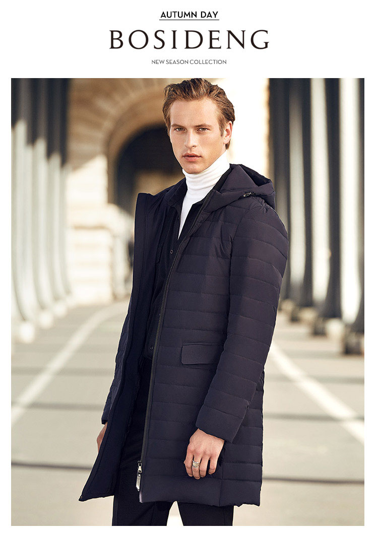 Blouson homme BOSIDENG    en Nylon - Ref 3123332 Image 7